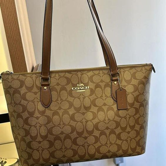 Bolso Coach Café Claro