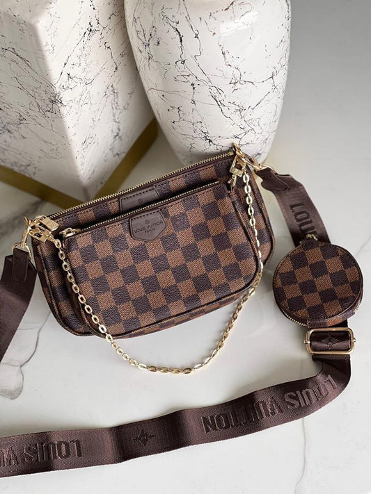 Bolso Multi Pochette LV Café