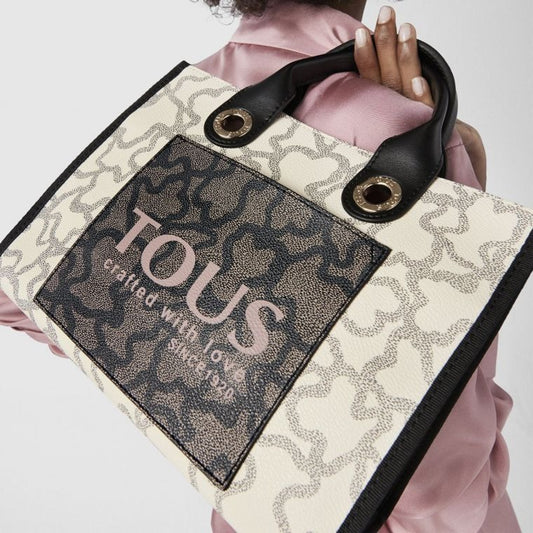 Bolso Tote Tous White Isotipo