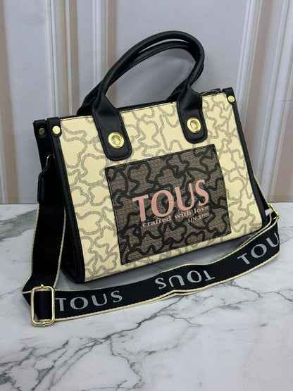 Bolso Tote Tous White Isotipo