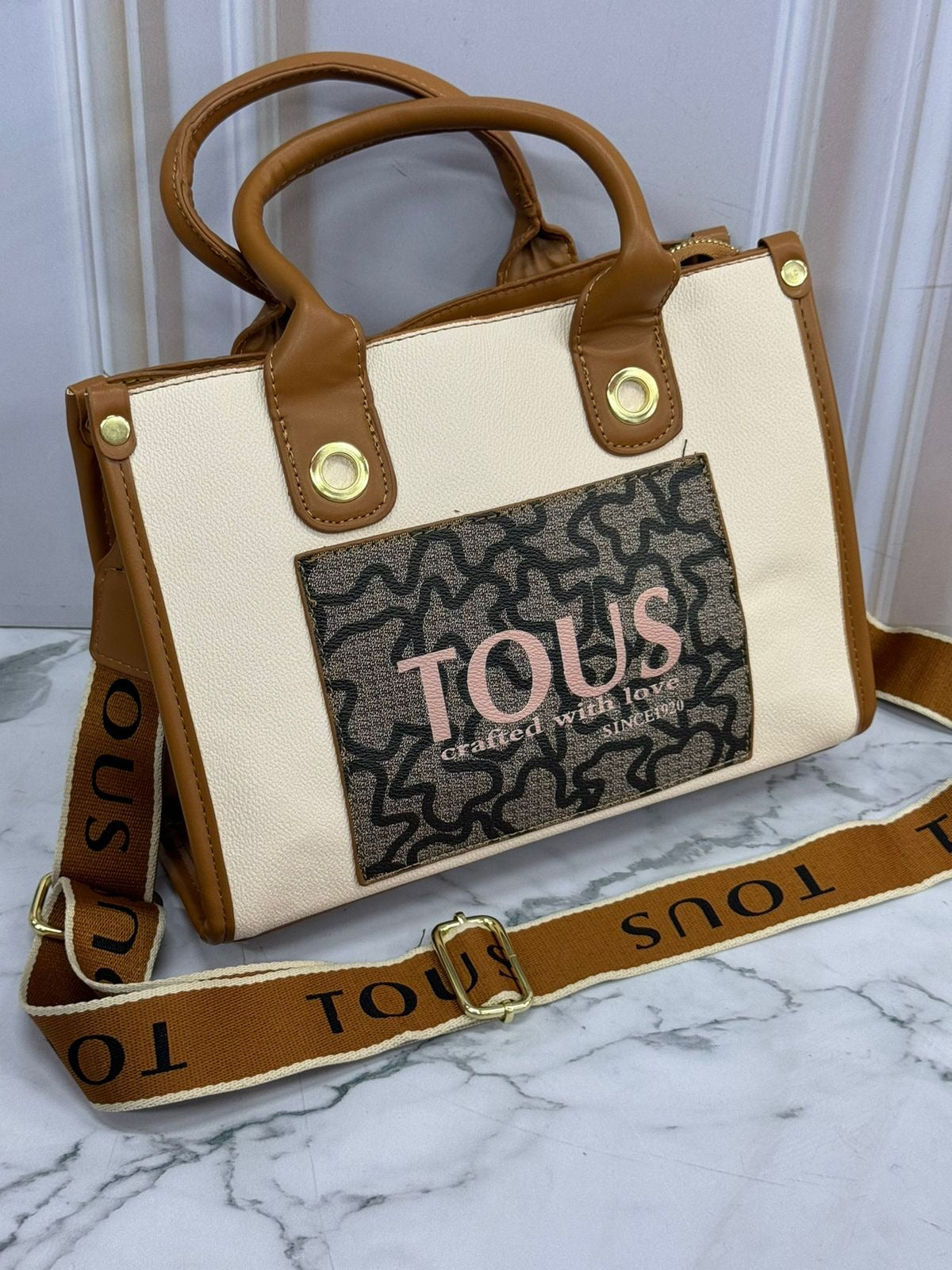 Bolso Tote Tous Brown Isotipo